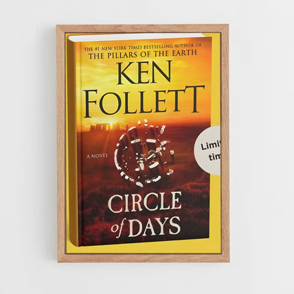 ap-ken follett-2 cadre Bois clair