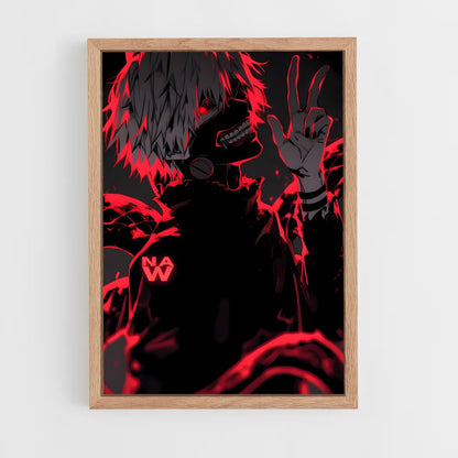 ap-ken kaneki-3 cadre Bois clair