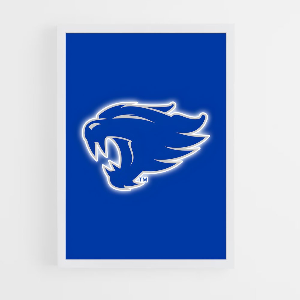 ap-kentucky wildcats-3 cadre Blanc
