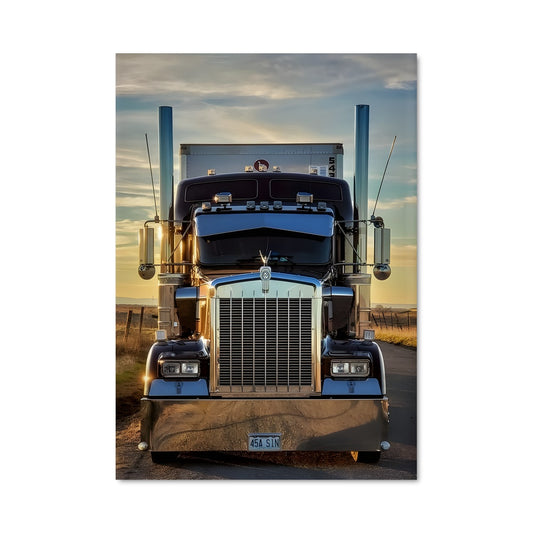 Poster Route 66 Kenworth