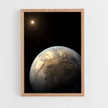 ap-kepler telescope-3 cadre Bois clair