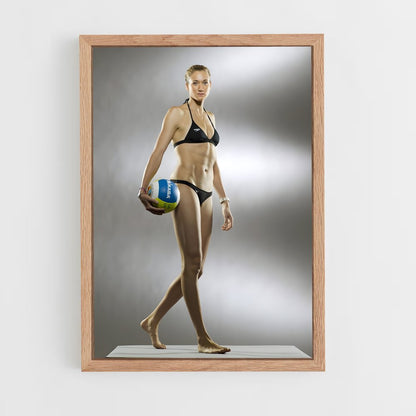 ap-kerri walsh jennings-2 cadre Bois clair