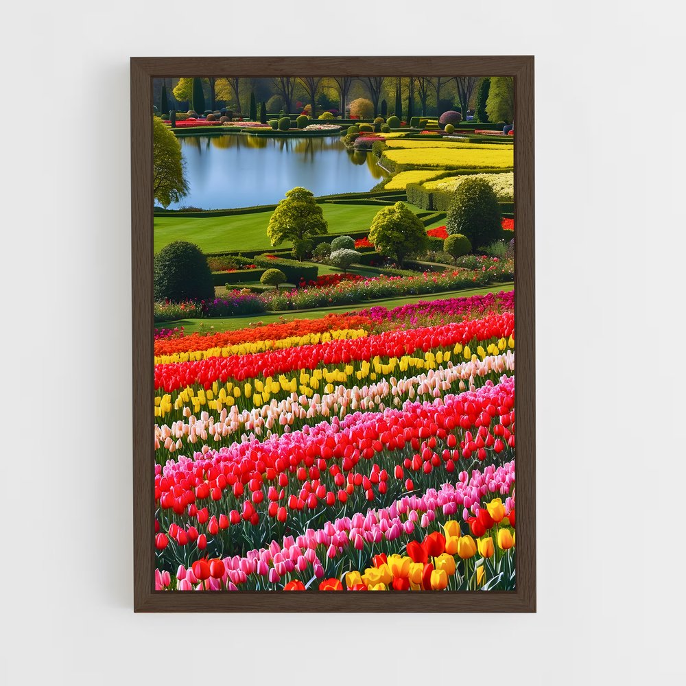 ap-keukenhof gardens-2 cadre Bois foncé