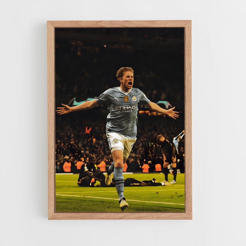 ap-kevin de bruyne-11 cadre Bois clair