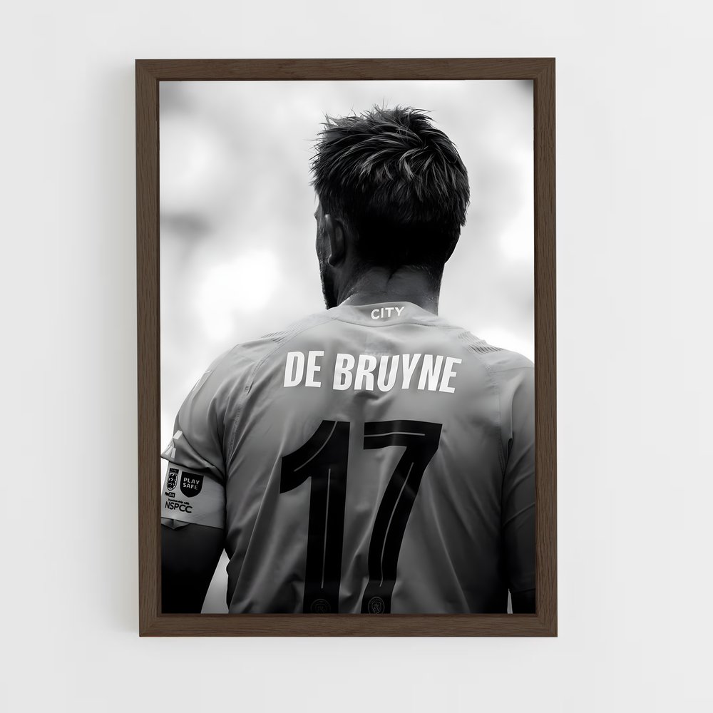 ap-kevin de bruyne-4 cadre Bois foncé