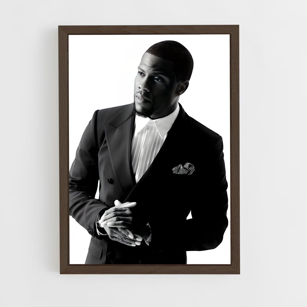 ap-kevin hart-4 cadre Bois foncé