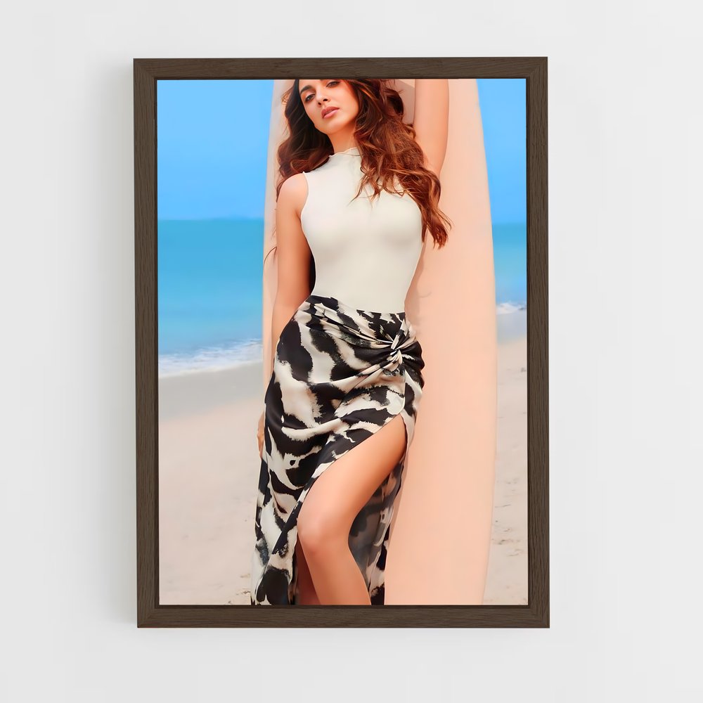 ap-kiara advani-7 cadre Bois foncé
