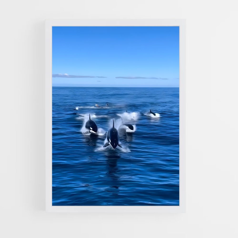 ap-killer whale-9 cadre Blanc