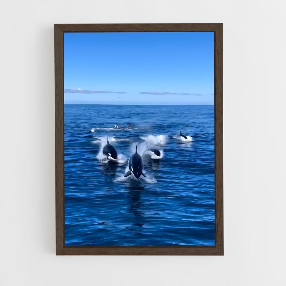 ap-killer whale-9 cadre Bois foncé