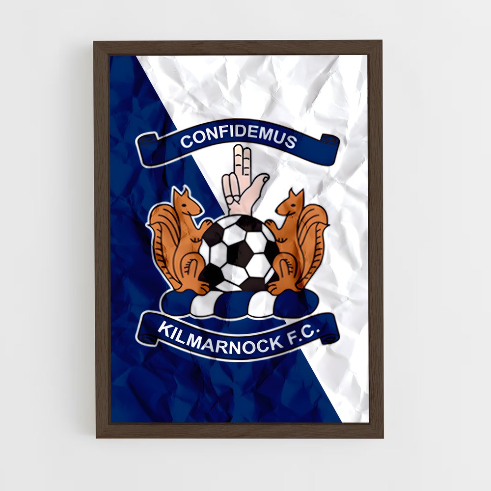 ap-kilmarnock fc-2 cadre Bois foncé