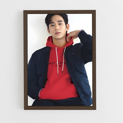 ap-kim soo-hyun-14 cadre Bois foncé