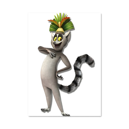 Poster King Julien Funky