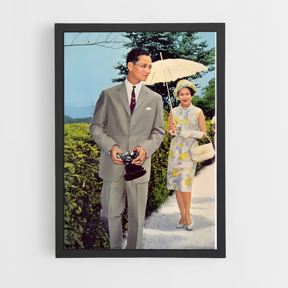 ap-king bhumibol adulyadej-2 cadre Noir