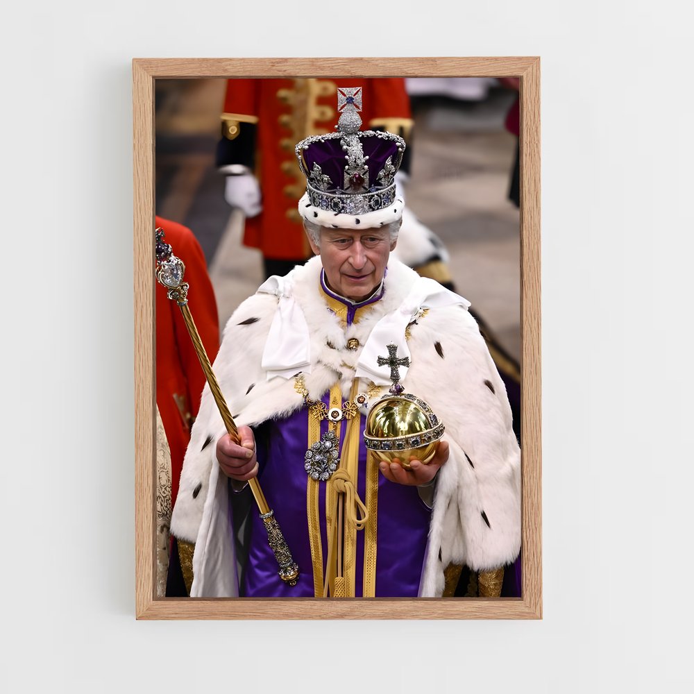 ap-king charles iii-13 cadre Bois clair