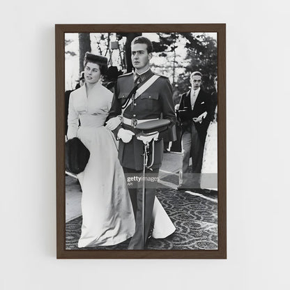 ap-king juan carlos i-2 cadre Bois foncé