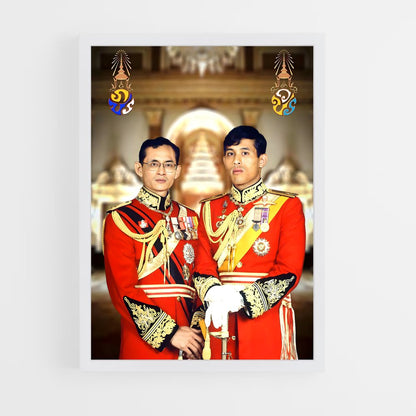 ap-king maha vajiralongkorn-5 cadre Blanc