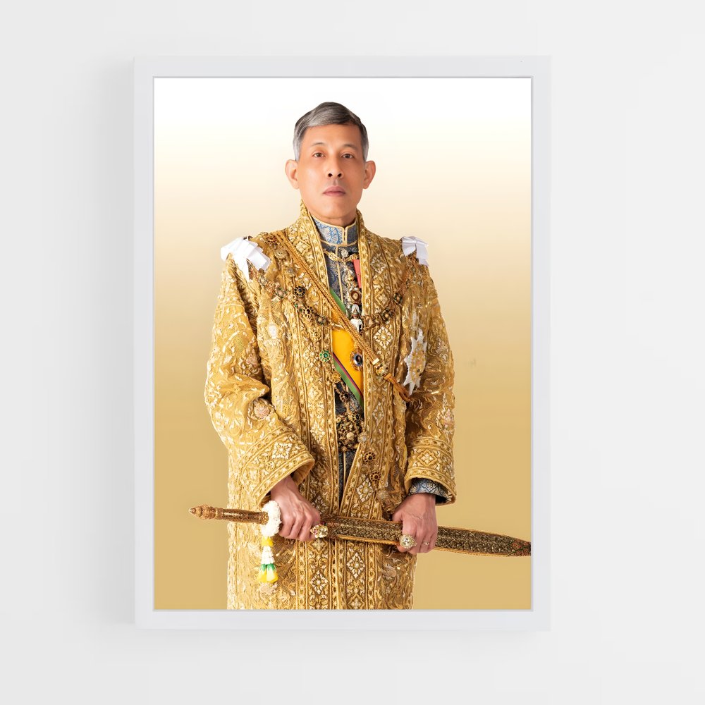ap-king maha vajiralongkorn-7 cadre Blanc