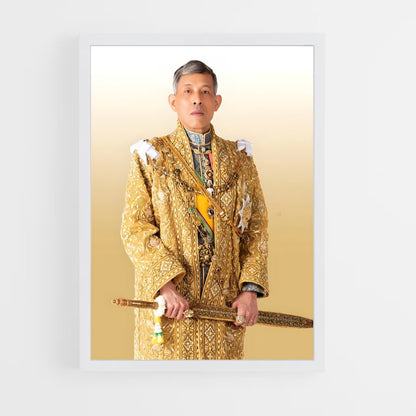 ap-king maha vajiralongkorn-7 cadre Blanc