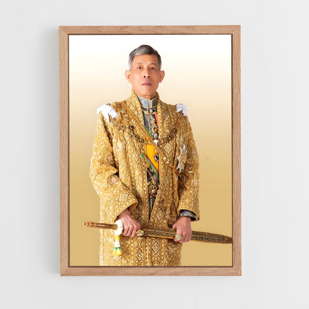 ap-king maha vajiralongkorn-7 cadre Bois clair