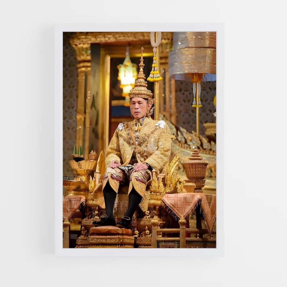 ap-king maha vajiralongkorn-8 cadre Blanc