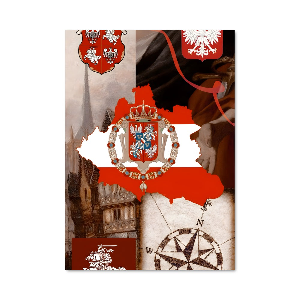 Poster Cartographie de Pologne