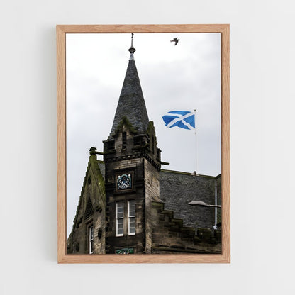 ap-kingdom of scotland flag-2 cadre Bois clair