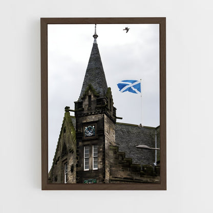 ap-kingdom of scotland flag-2 cadre Bois foncé
