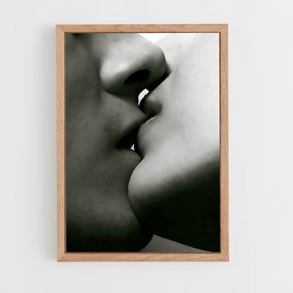ap-kissing lips-3 cadre Bois clair