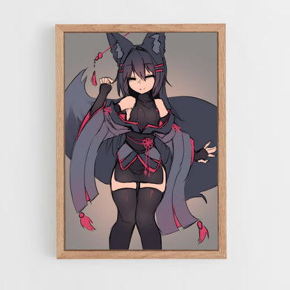 ap-kitsune-6 cadre Bois clair