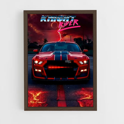 ap-kitt knight rider-4 cadre Bois foncé