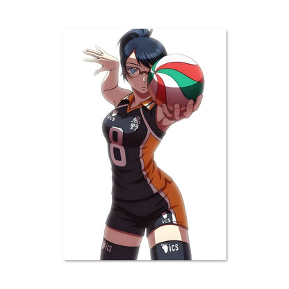 Poster Championne en Action