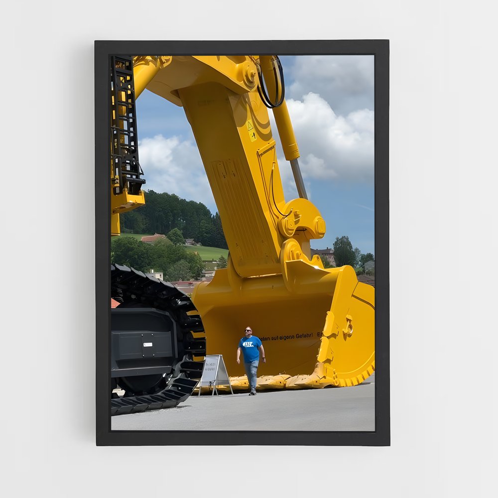 ap-komatsu pc8000 excavator-1 cadre Noir