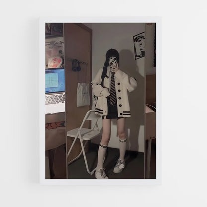 ap-korean fashion-9 cadre Blanc