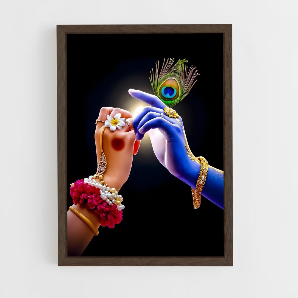 ap-krishna-18 cadre Bois foncé