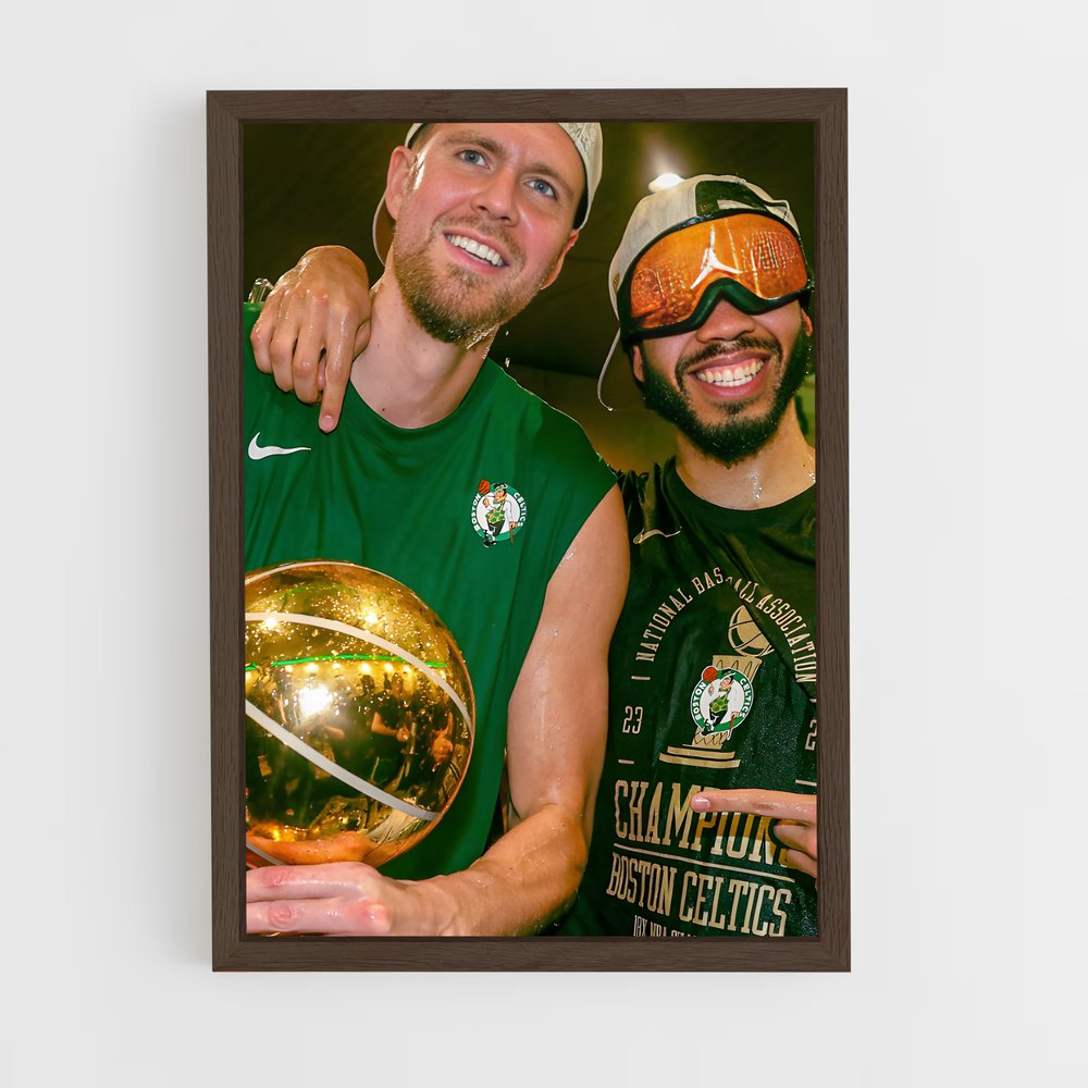 ap-kristaps porzingis-3 cadre Bois foncé