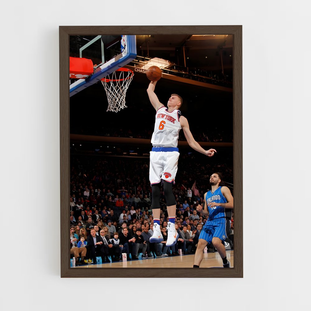 ap-kristaps porzingis-5 cadre Bois foncé