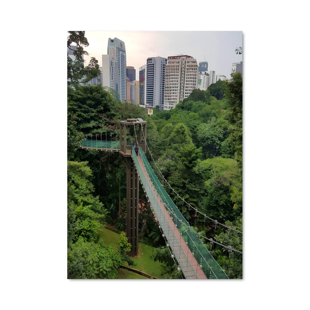 Poster Pont Suspendu à Kuala Lumpur