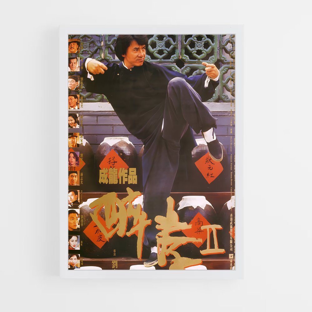 ap-kung fu-4 cadre Blanc