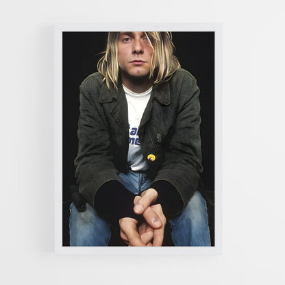 ap-kurt cobain-1 cadre Blanc