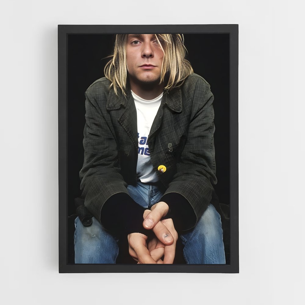 ap-kurt cobain-1 cadre Noir