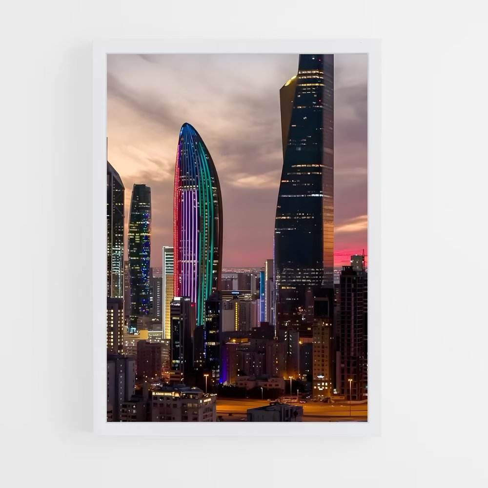 ap-kuwait towers-1 cadre Blanc