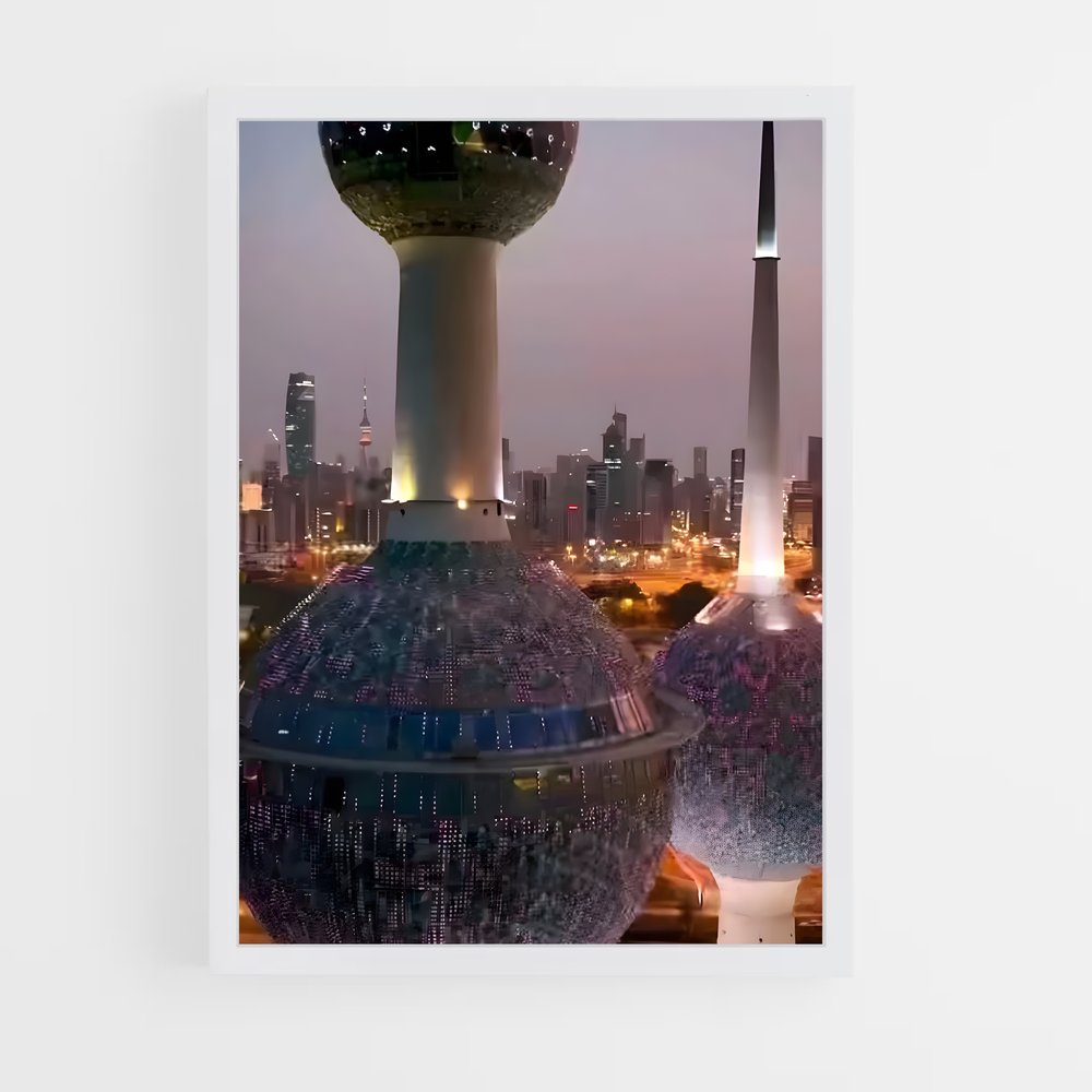 ap-kuwait towers-3 cadre Blanc
