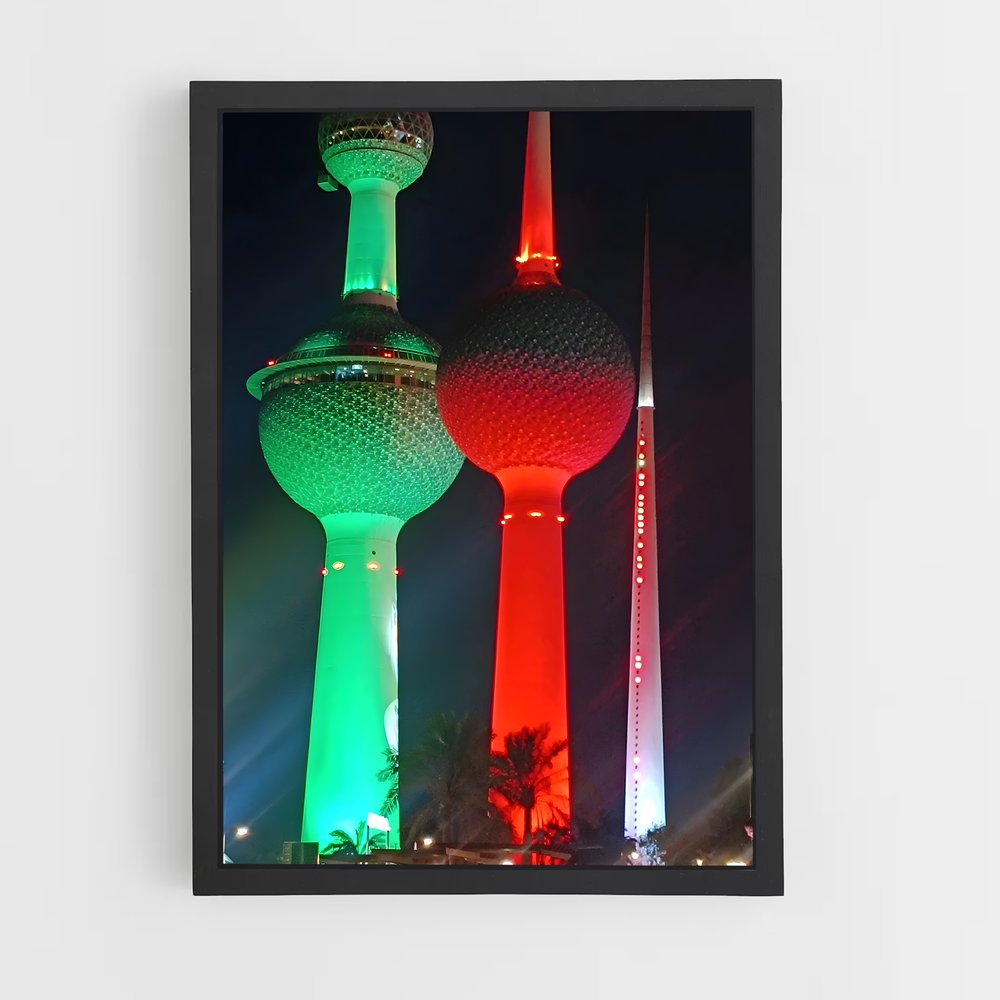ap-kuwait towers-5 cadre Noir