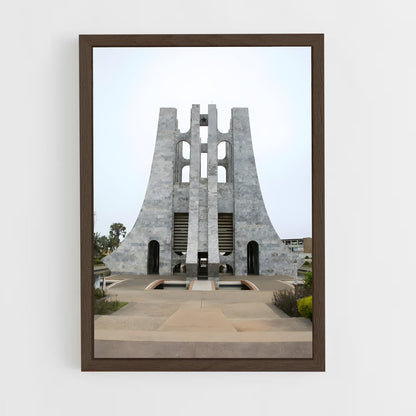ap-kwame nkrumah mausoleum-6 cadre Bois foncé