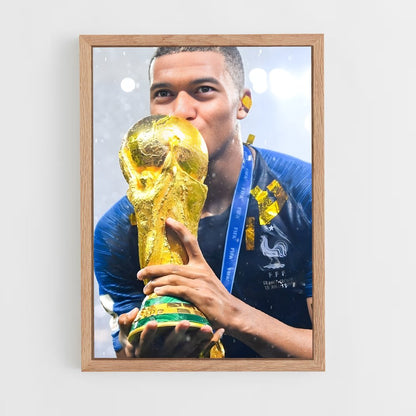 ap-kylian mbappe-7 cadre Bois clair