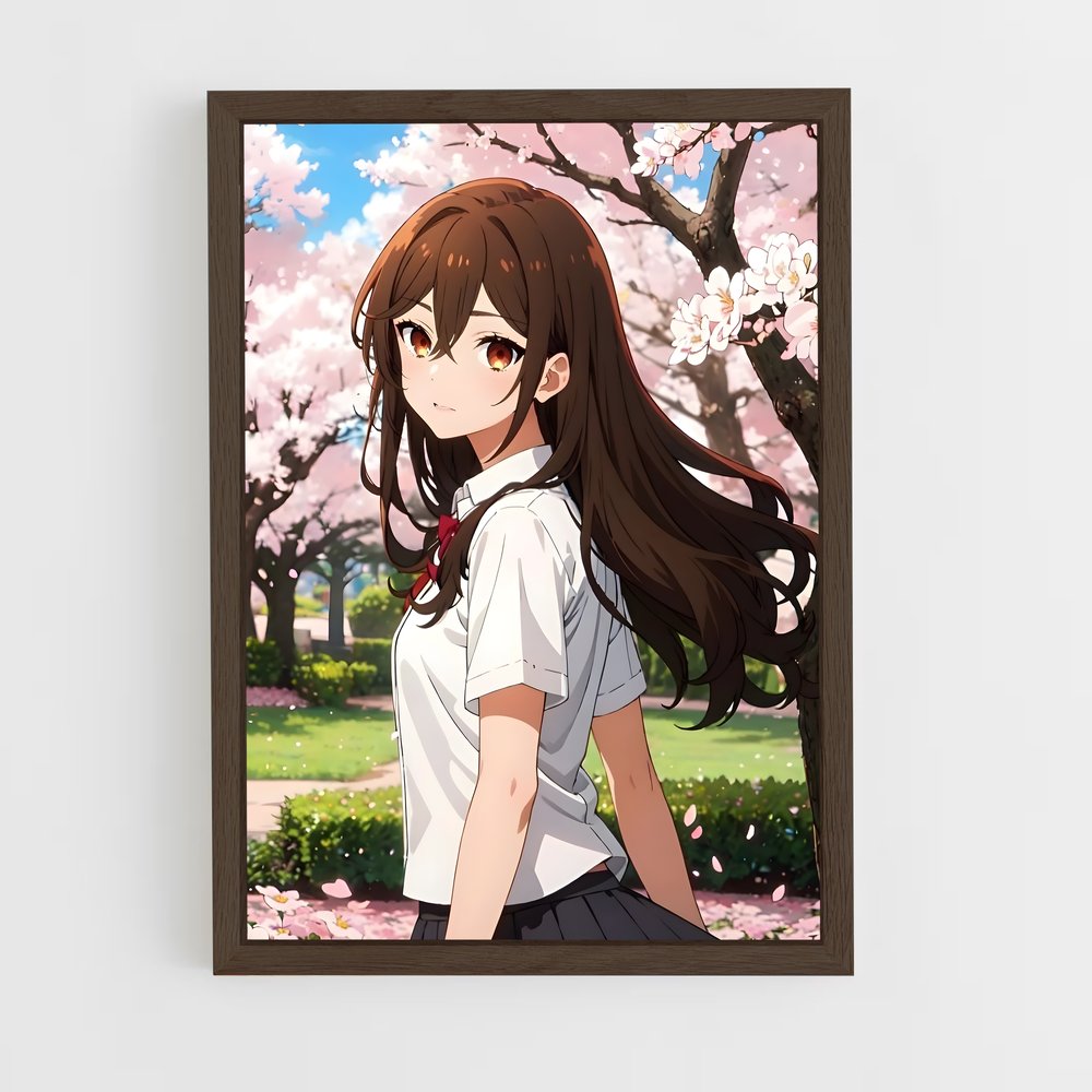 ap-kyoko hori-2 cadre Bois foncé