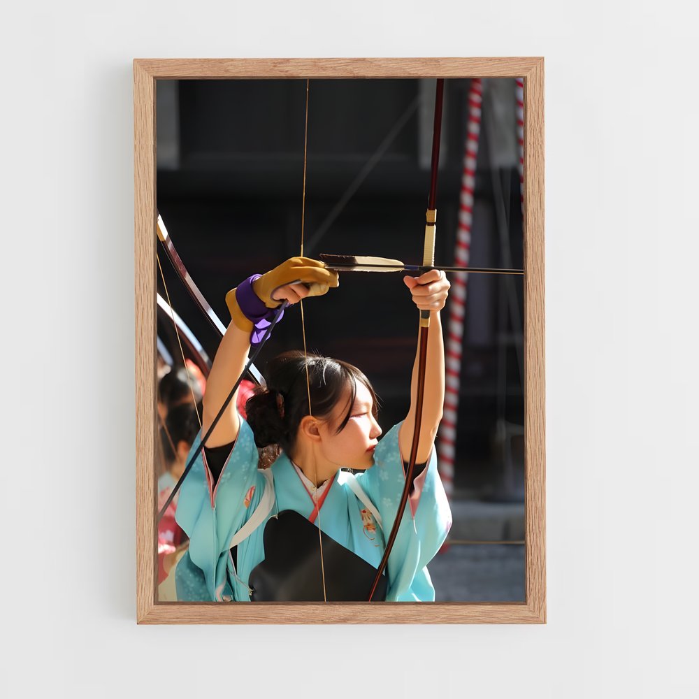 ap-kyudo japanese archery-3 cadre Bois clair
