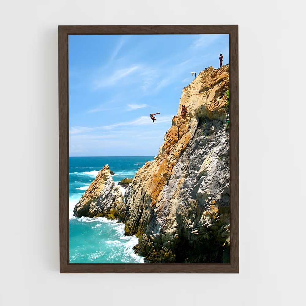 ap-la quebrada acapulco-1 cadre Bois foncé