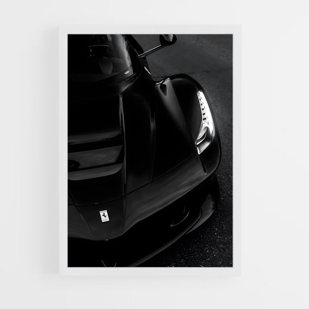 ap-la voiture noire-3 cadre Blanc