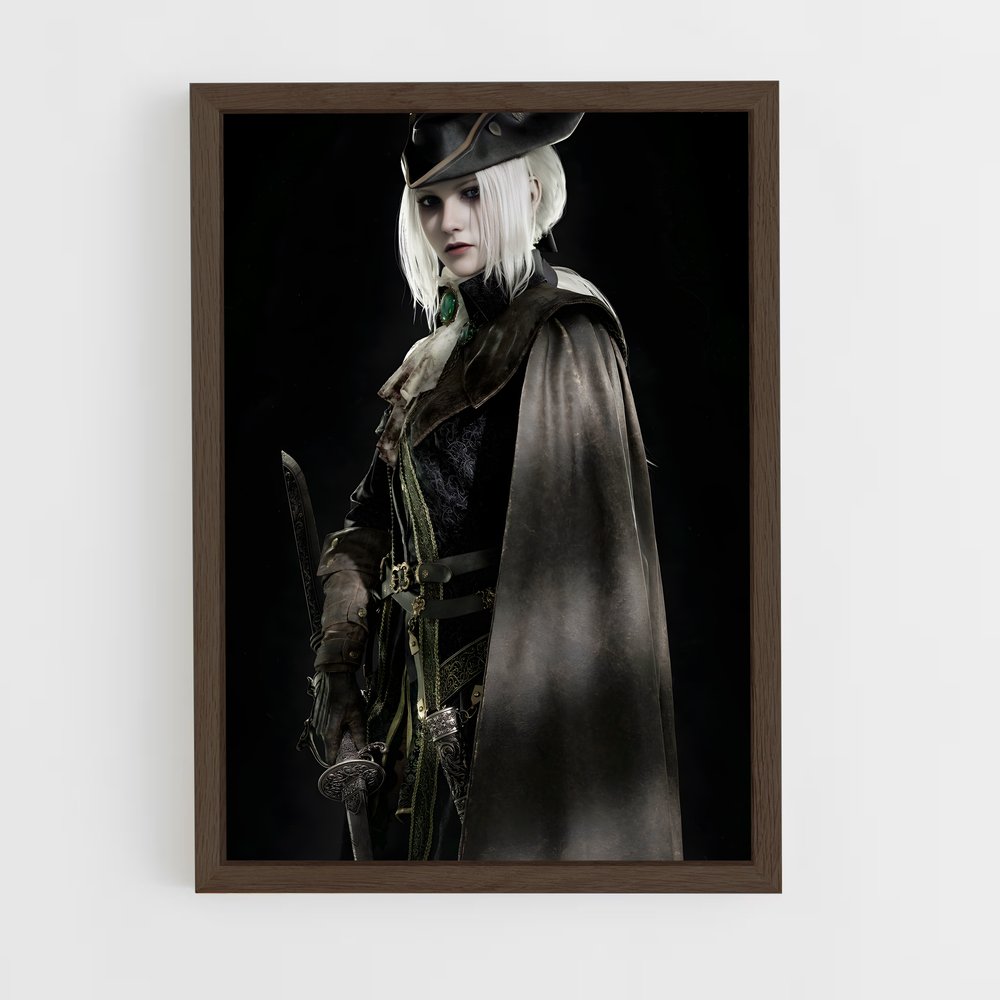 ap-lady maria-3 cadre Bois foncé